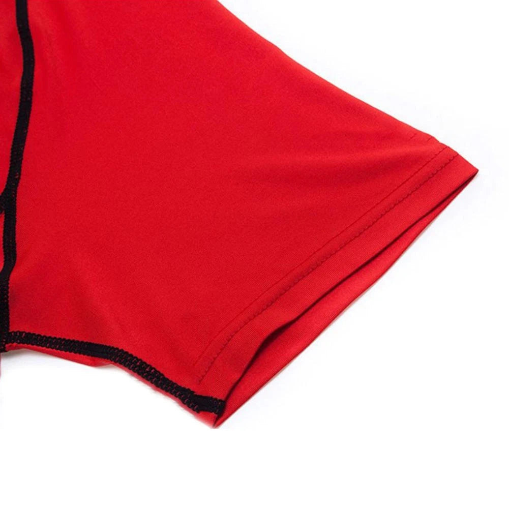 Men's Polyester Fitness Top for Exercise with Pure Color Stylish Design
