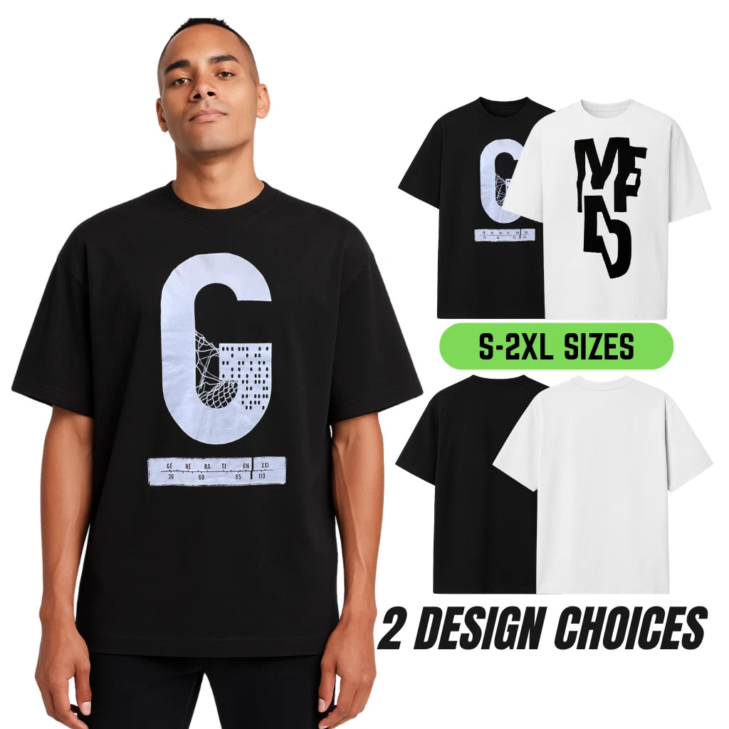 Mens T Shirts Short Sleeve  Printed cotton T-Shirts Size XS-2XL | Summer SALE