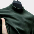 Half Turtleneck Knitwear Top For Men Fashionable Casual Pullover-Style