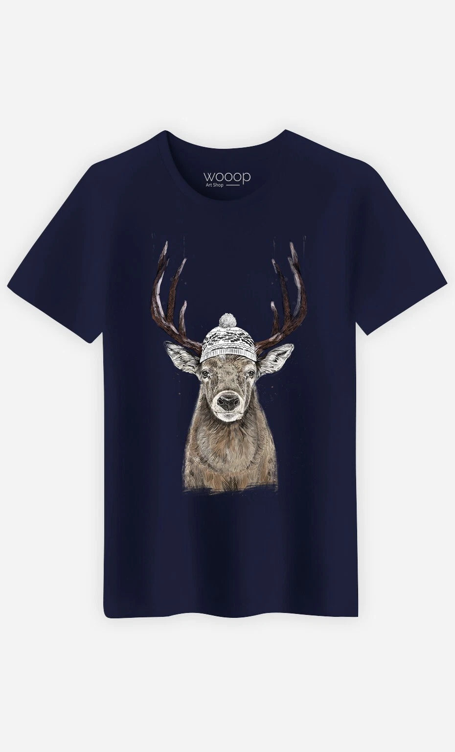 LET'S GO Outside Men's Short Sleeve T-Shirt Color Navy Blue
