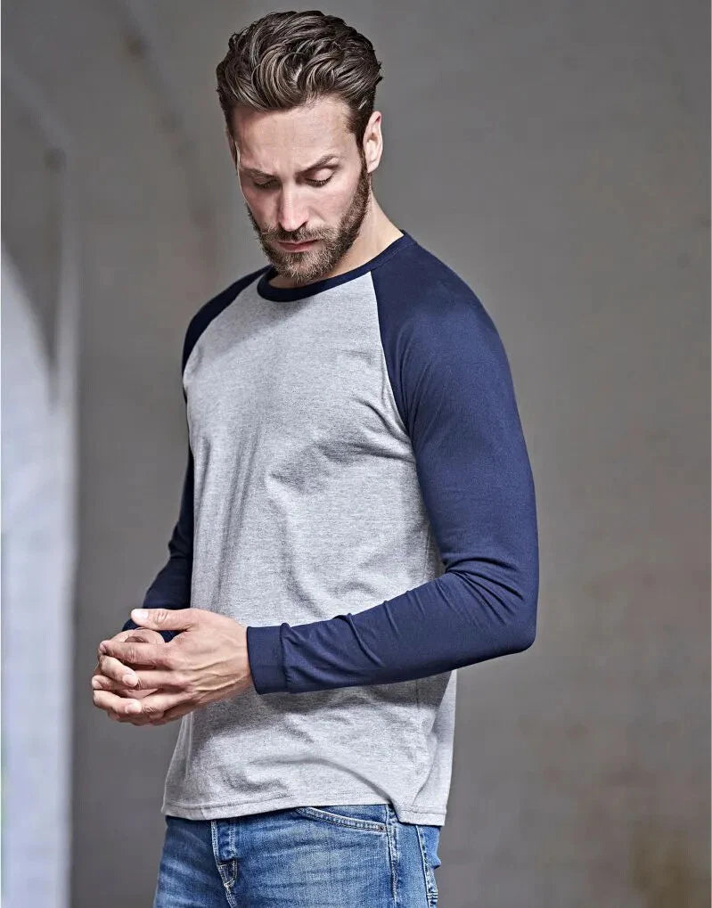 Tee Jays Mens Baseball Tee T-Shirt