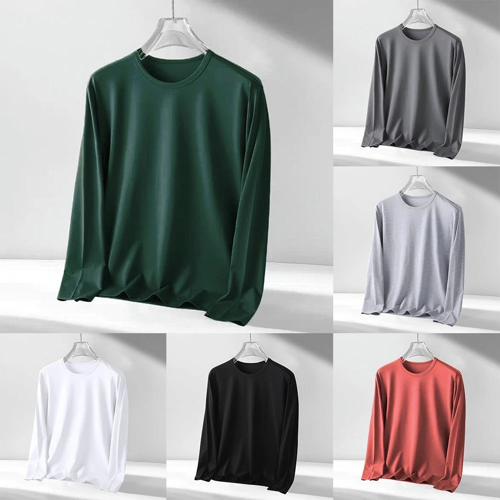 Crew Neck Pullover Breathable Fabric Fashionable Casual Wear Multi-Color Options