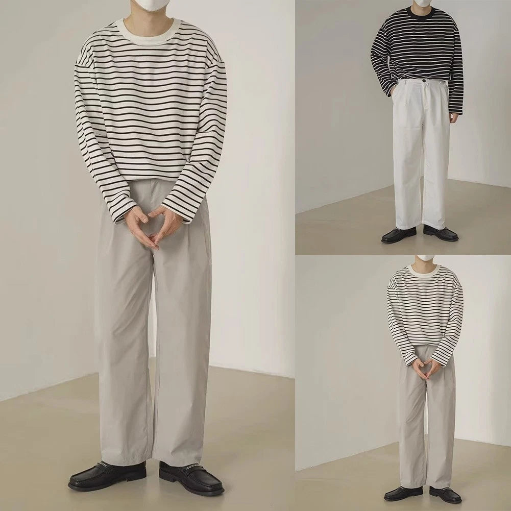 Korean Casual Tops Loose Fit Shirt All-match Clothing Daily Casual Style