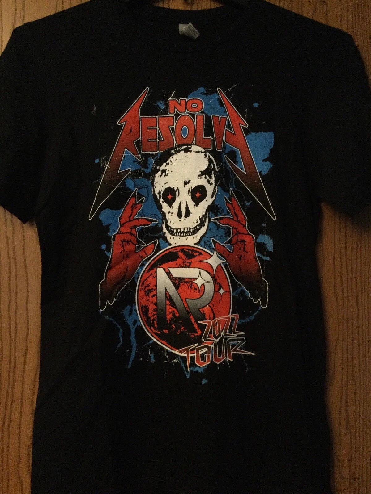 No Resolve (Modern Rock Band With Grunge Roots) - 2022 Black Tour Shirt - S