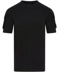 Kombat UK Tactical T-shirt Black Combat Cargo Mens Military Army Style Tee