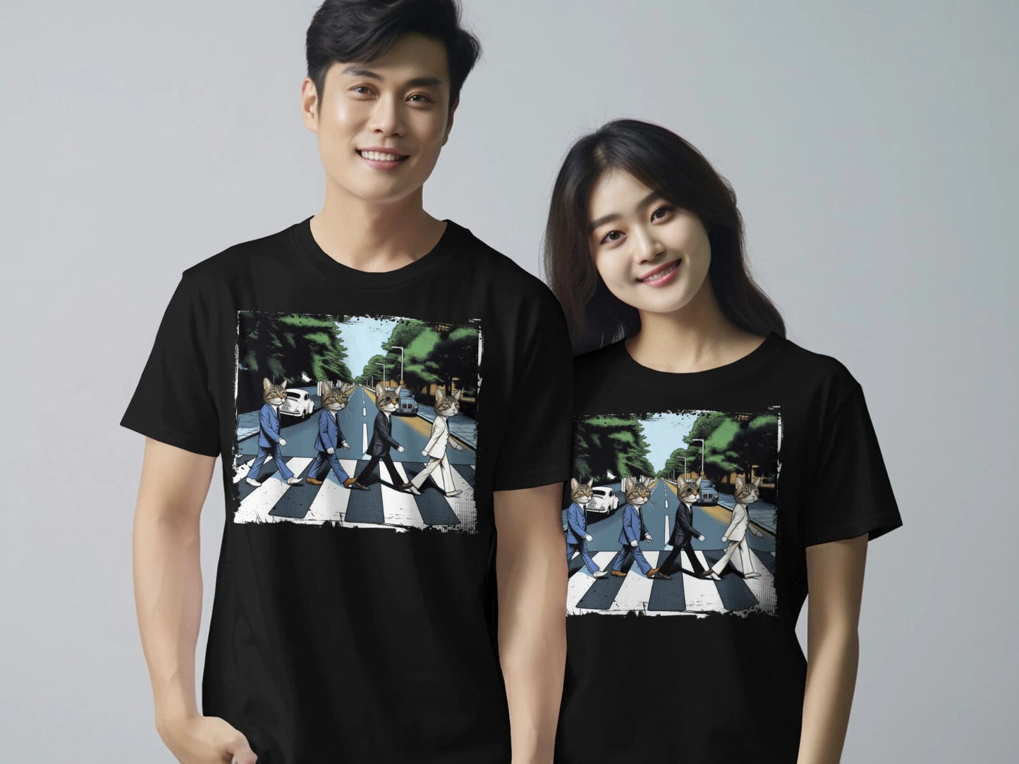 Funny Cat T-Shirt For Men and Women Cool Cat Graphic Tee Trendy Cat Lover
