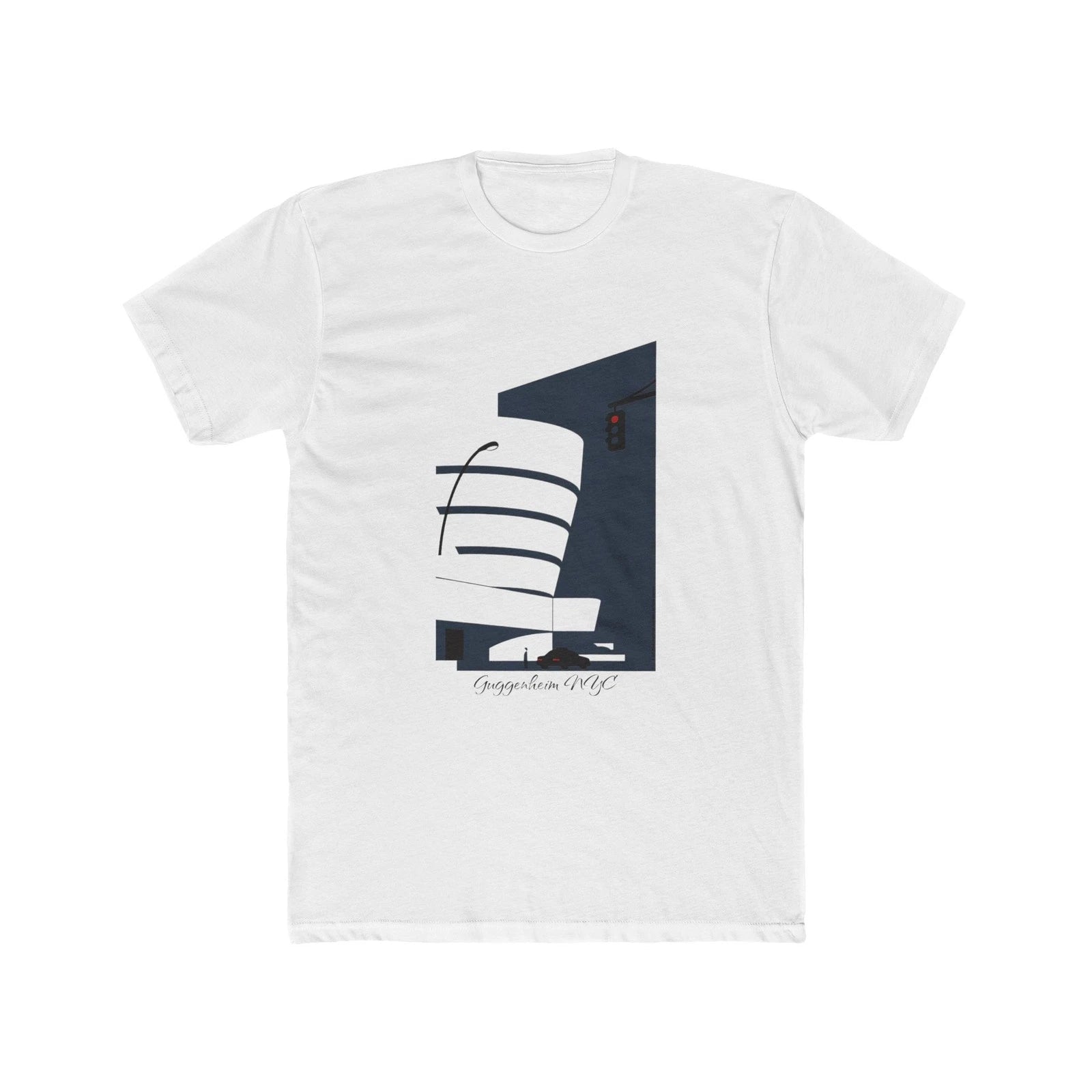 Guggenheim Museum New York City Men's Cotton Tee Modern Art Frank Lloyd Wright