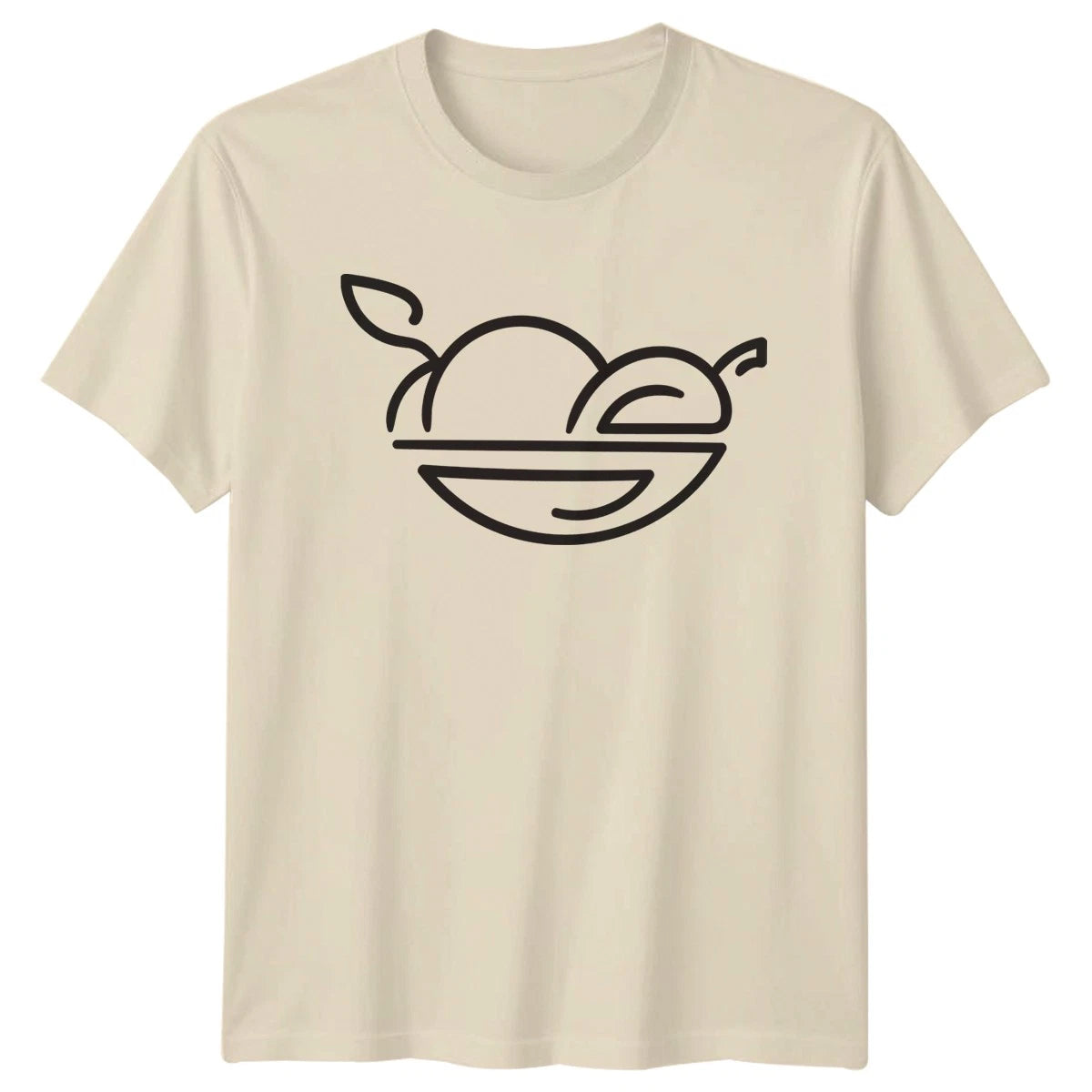 Modern Minimalist Fruit Art T-Shirt Abstract Fruit Birthday Gift For Him And Her