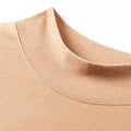 Casual Half Turtleneck Knit Sweater for Men Stylish Pullover Sweatshirt