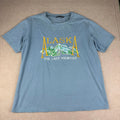 SHEIN Shirt Womens M Blue Alaska Nature The Last Frontier Embroidered Travel Tee