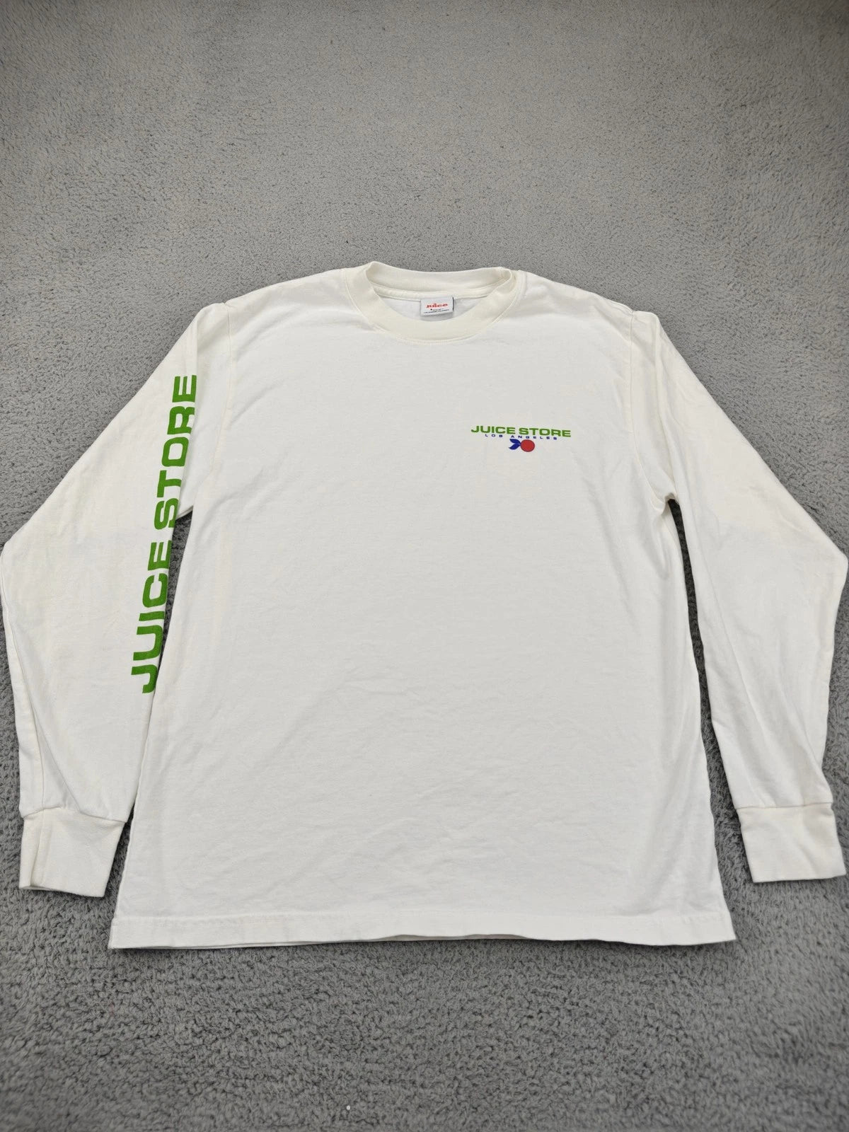 Juice Store Shirt Mens Large Long Sleeve Los Angeles Graphic Streetwear USA