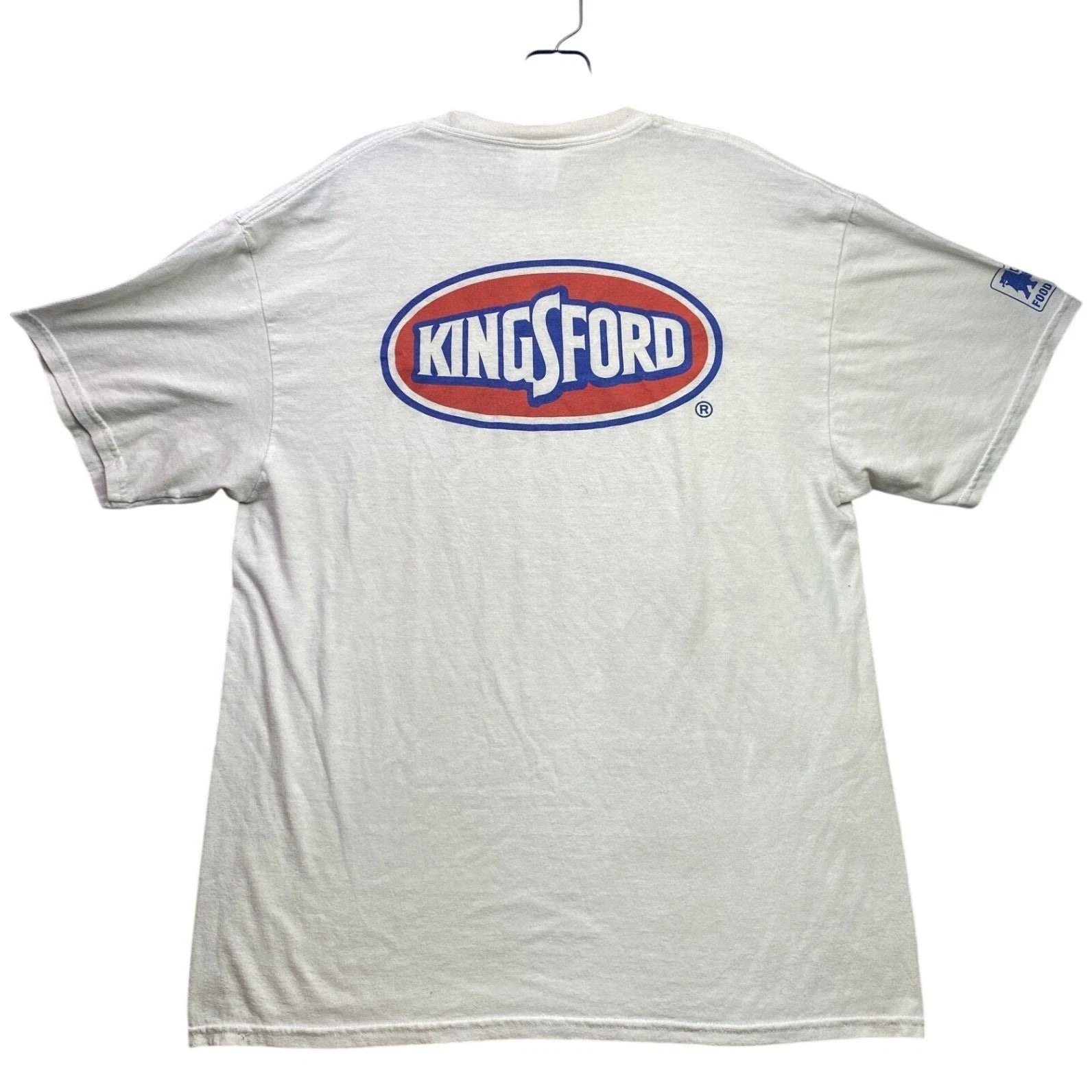 Kingsford Shirt Mens Large Logo Promo BBQ Outdoors Streetwear Everyday Grunge