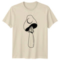 Stylish Mushroom Fungi Nature Botanical T-Shirt Mushroom Art Fungi Nature