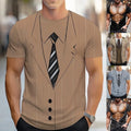 Fake Muscle T-Shirt Casual Wear Comfortable Fabric Daily Use Holiday Outfit
