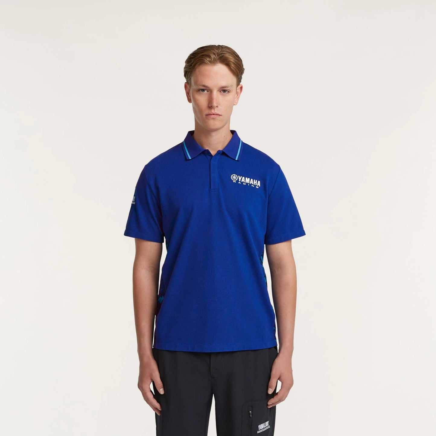 NEW 2026 : Yamaha Paddock Blue Team Polo Men Official Polo Shirt QMB-26BP1-E0