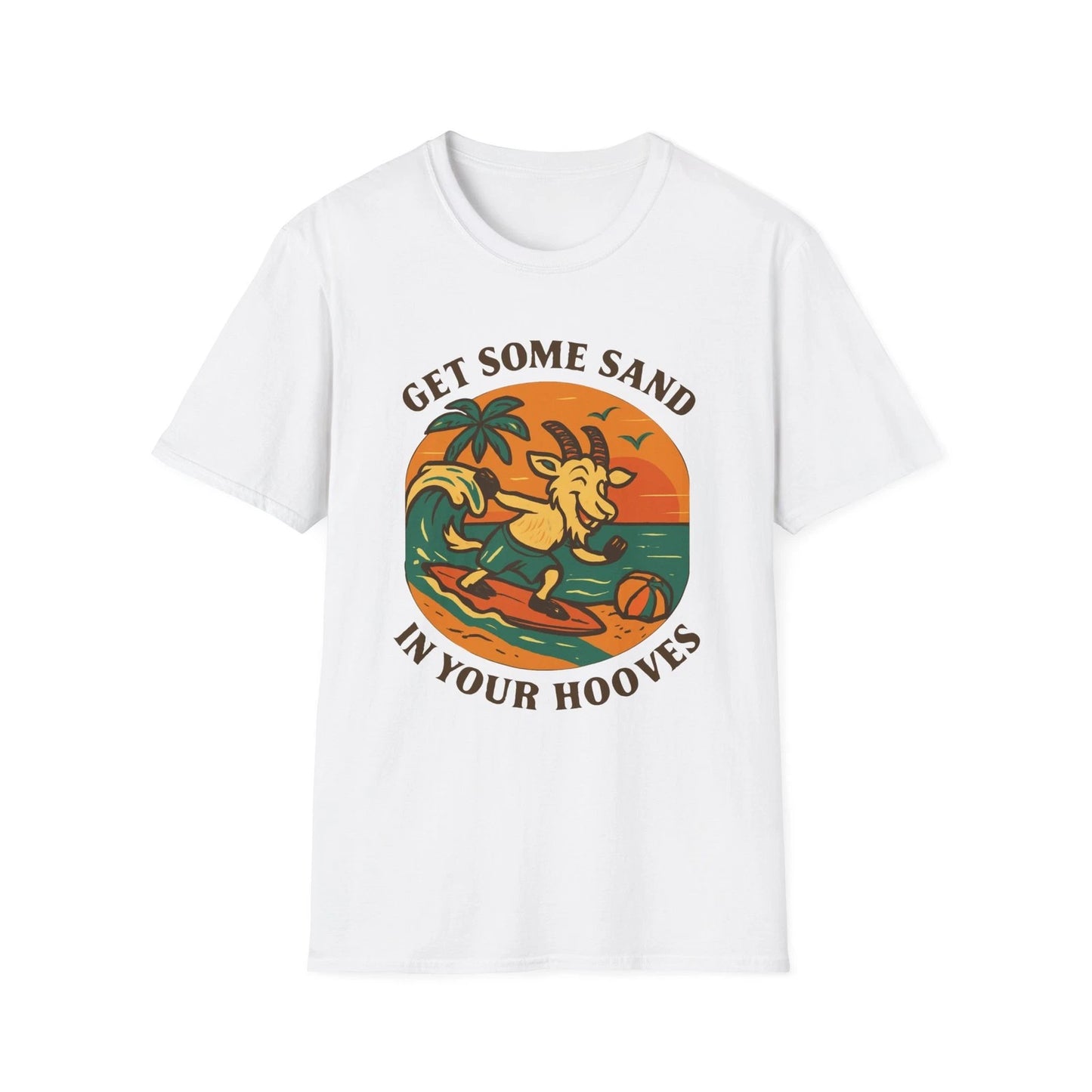 Summer Vibe T-Shirt Get Some Sand in Your Hooves, Casual Tee, Beachwear,