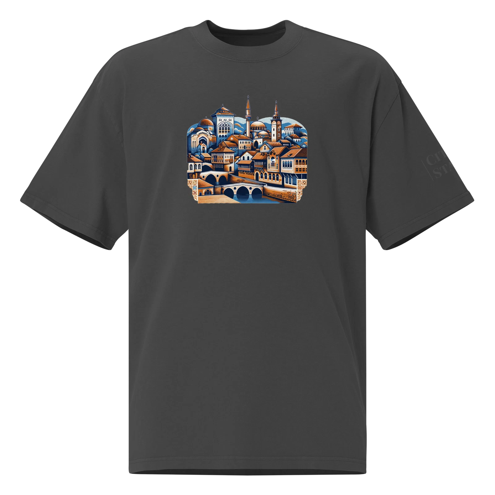 Oversized faded t-shirt (BOSNIA & HERCEGOVINA)