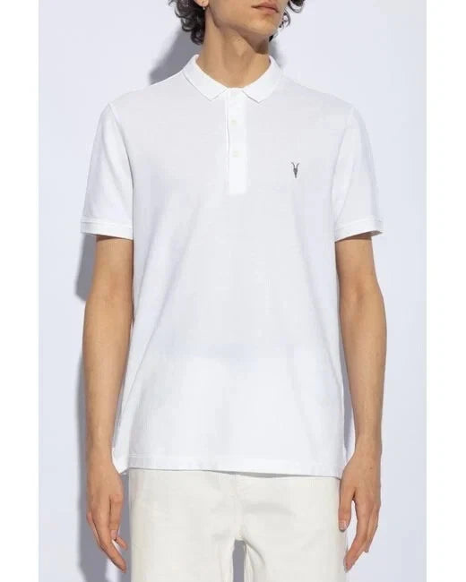 AllSaints Reform Polo shirt - Optic White - Size Large - RRP £69