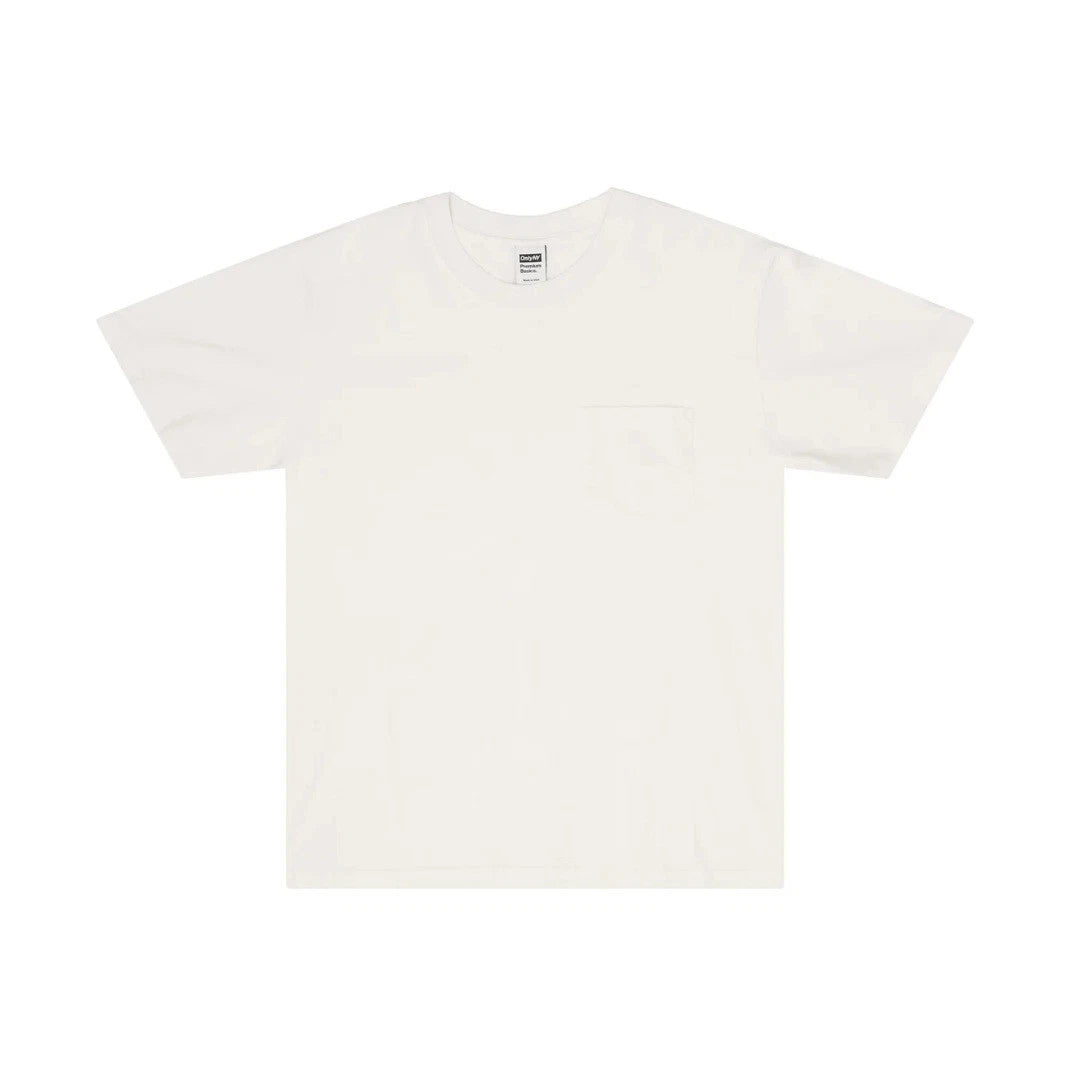 OnlyNY | Premium Basics Heavyweight 100% cotton Boxy T-Shirt Coconut Beige Large