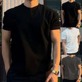 Gym Daily Wear Mens Loose Tee Breathable Fabric Casual Style Summer Wear