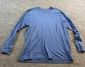 Blue Mountain Shirt Mens XL Blue Cotton Long Sleeve Streetwear Skateboarding