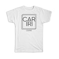 Gift T-Shirt : CARIRI Ceara Square Modern Minimalist Font