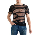 Stylish Design Men Mesh Tops Black Mesh Top Brand New Condition Comfortable Fit