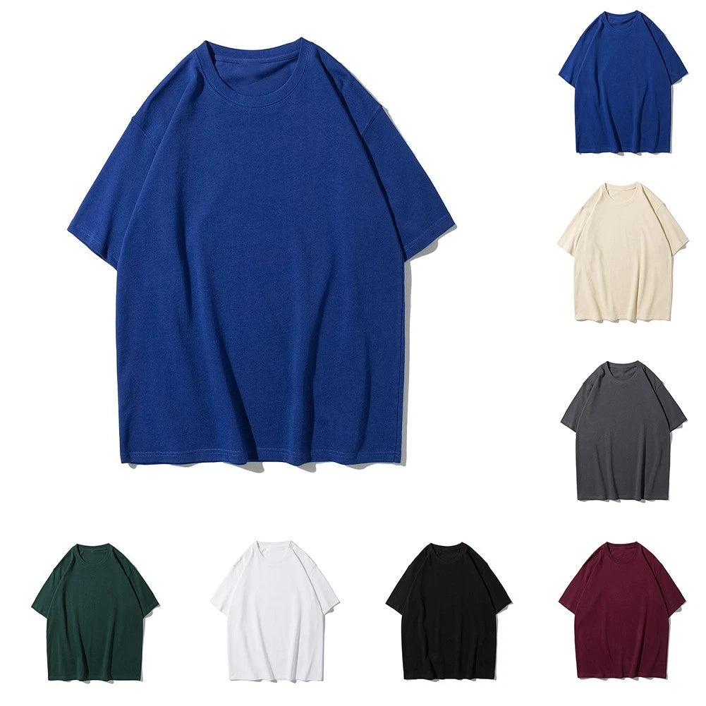 Men T-Shirt Casual Pullover Casual Daily Wear Polyester Round Neck Pullover
