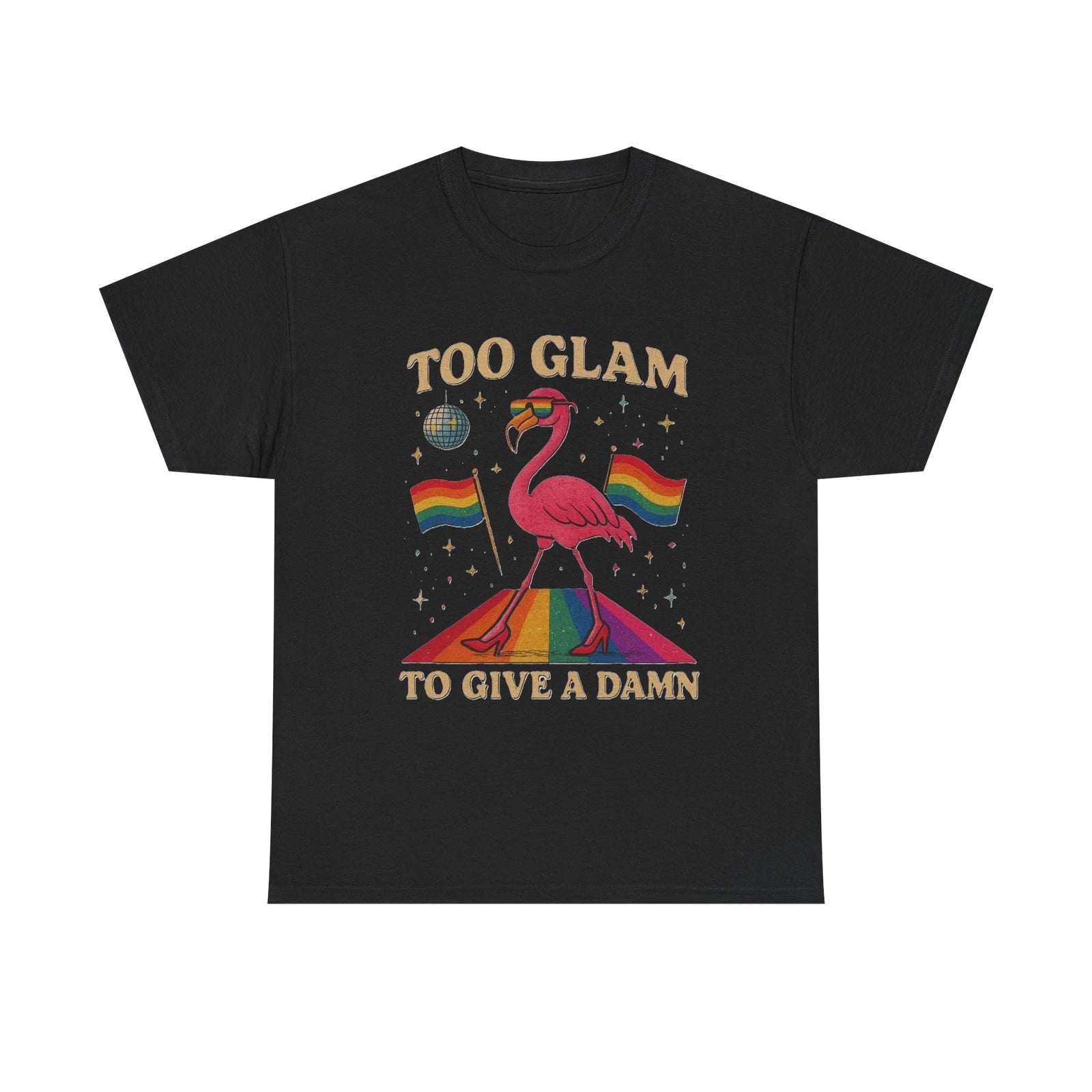 Too Glam LGBTQ+ Pride Shirt, Stylish Parties, Festivals, Summer Vibes