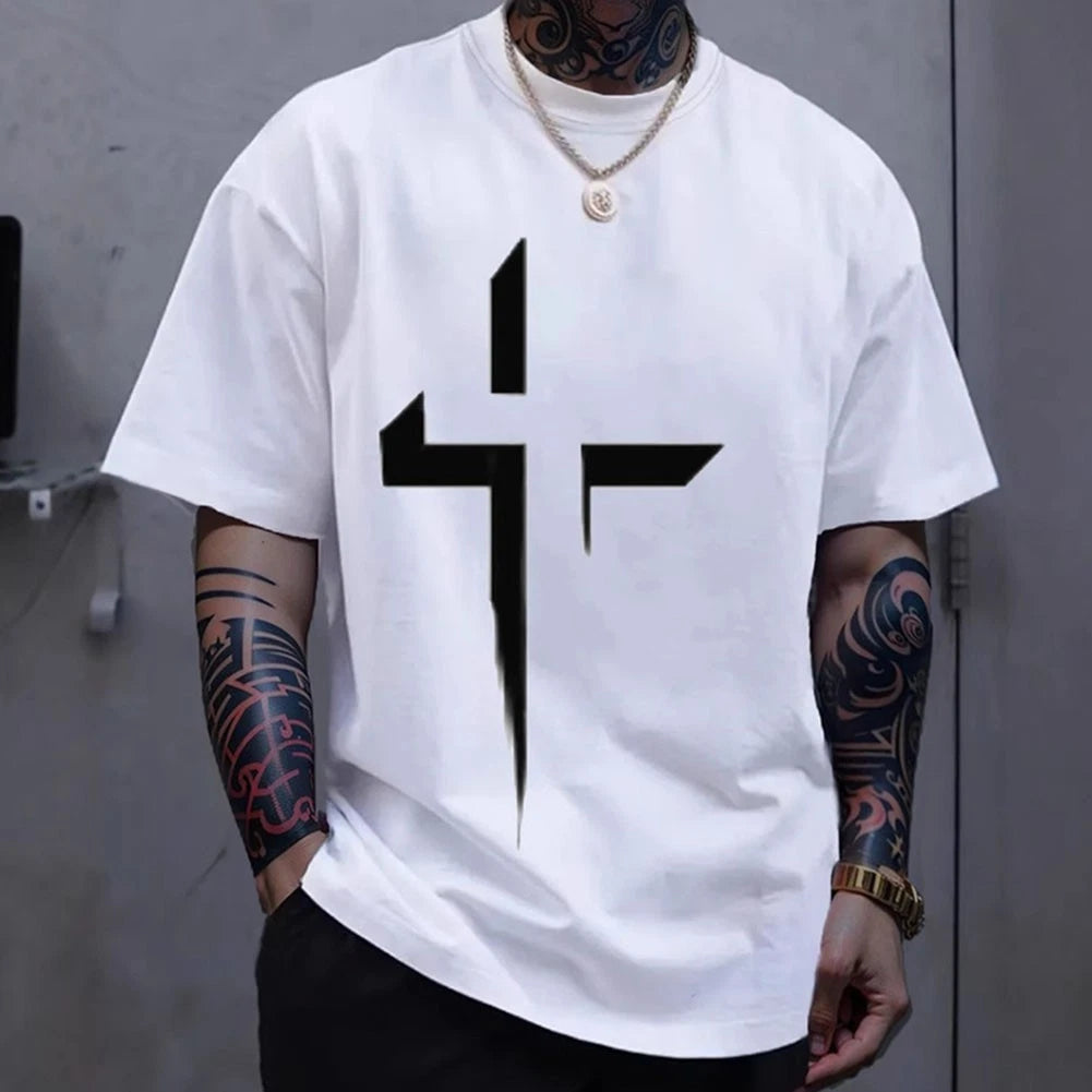 Fashionable Large Size Classic Style Graphic Pattern Medium Elasticity