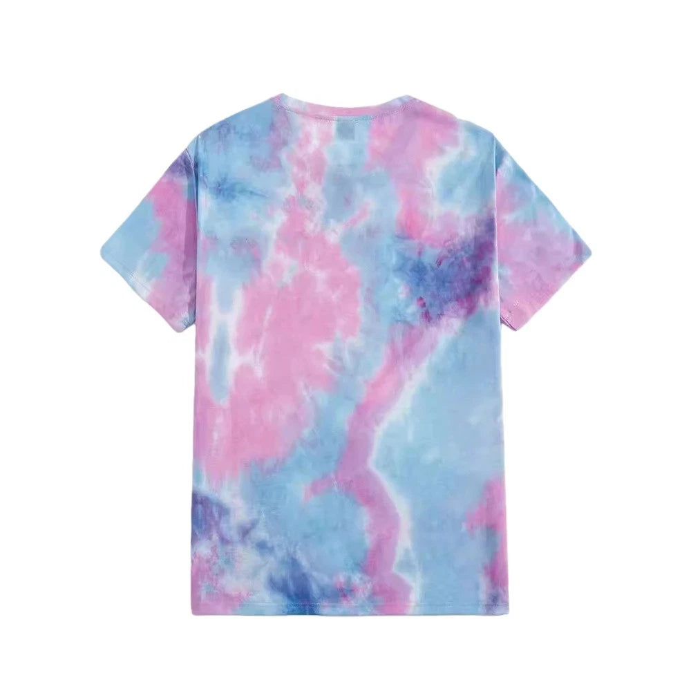 Mens street style pullover tshirt printed roundneck short sleeve for all year