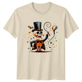 Stylish Skeleton Ringmaster T-Shirt Halloween Gift For Him And Her