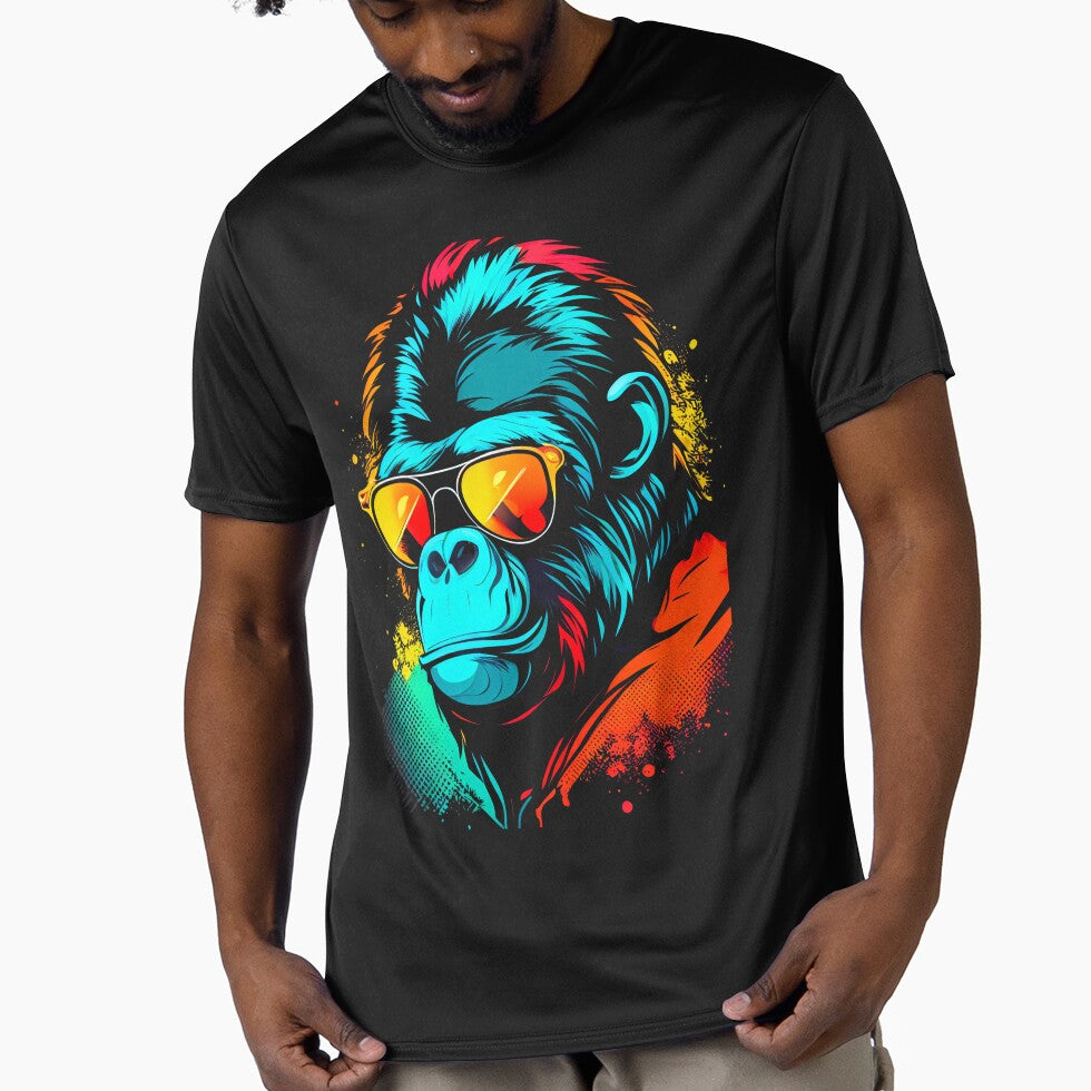 Gorilla colorful by Creative  Visions