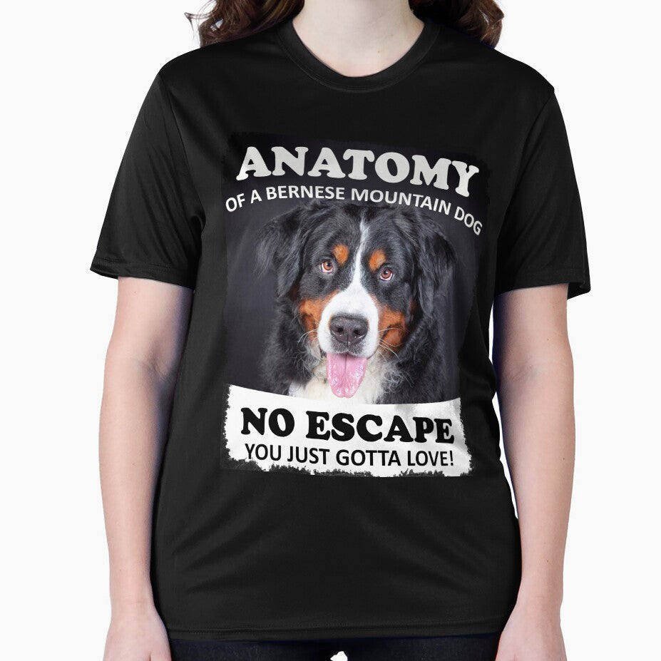 Anatomy of a Berner - Berner Lover T-Shirt by irek07