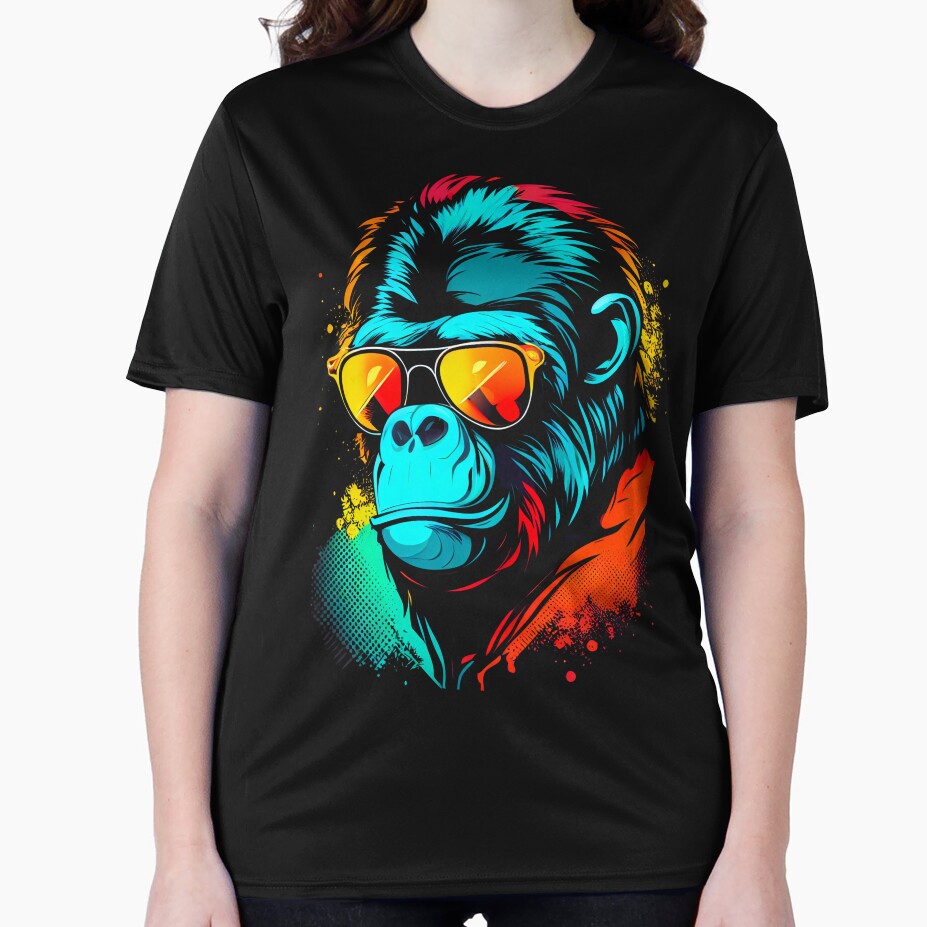 Gorilla colorful by Creative  Visions