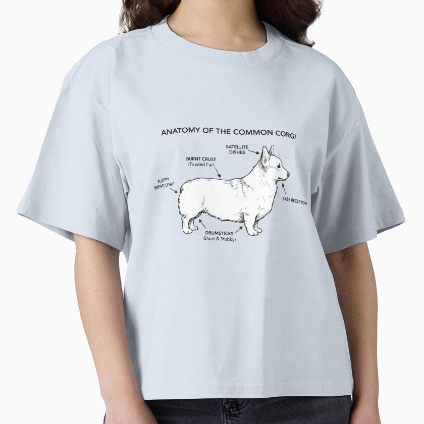 Anatomy Of A Corgi Loaf Funny Diagram by Petzzz