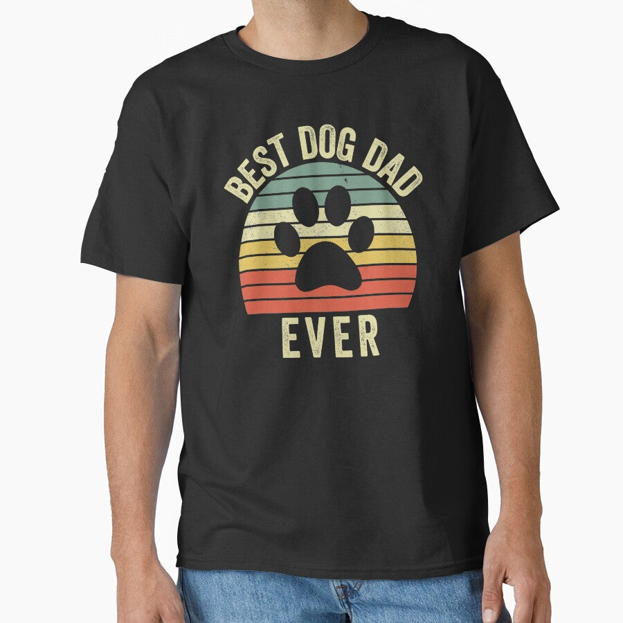 Best Dog Dad Ever Funny Fathers Day by cimibaka25
