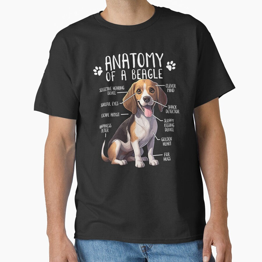 Funny Beagle Anatomy Beagle Dog Lover by lanynx design