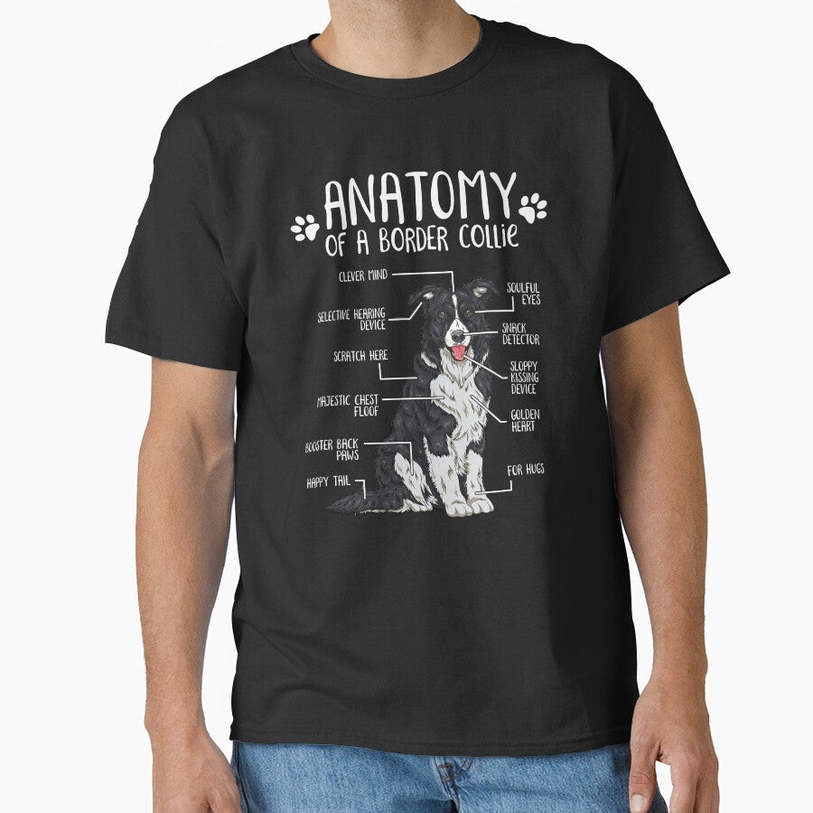 Funny Border Collie Anatomy Dog Lover by lanynx design
