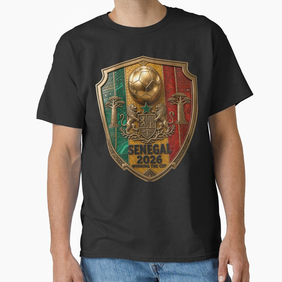 Senegal Soccer Fan Art | Luxury Crest | 2026 Soccer Tournament by BrickByDream