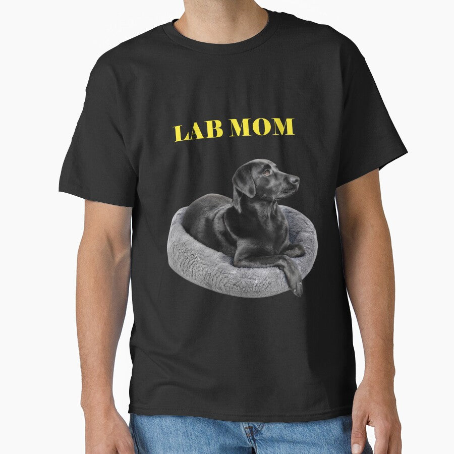 Lab Mom Black Labrador Retriever Dog Lover Gift by PRINTSCHARMINGM