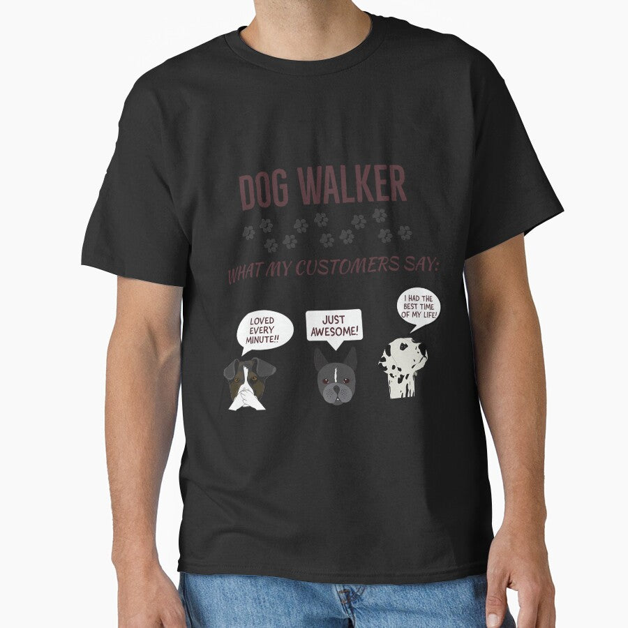 Dog Walker Funny Gift by uqibcmii19