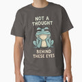 Not A Thought Behind These Eyes Cute Frog by BooDesignStudio