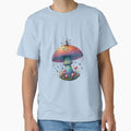 Magical Fairy Mushroom with Crystal Drops by NerdiPop