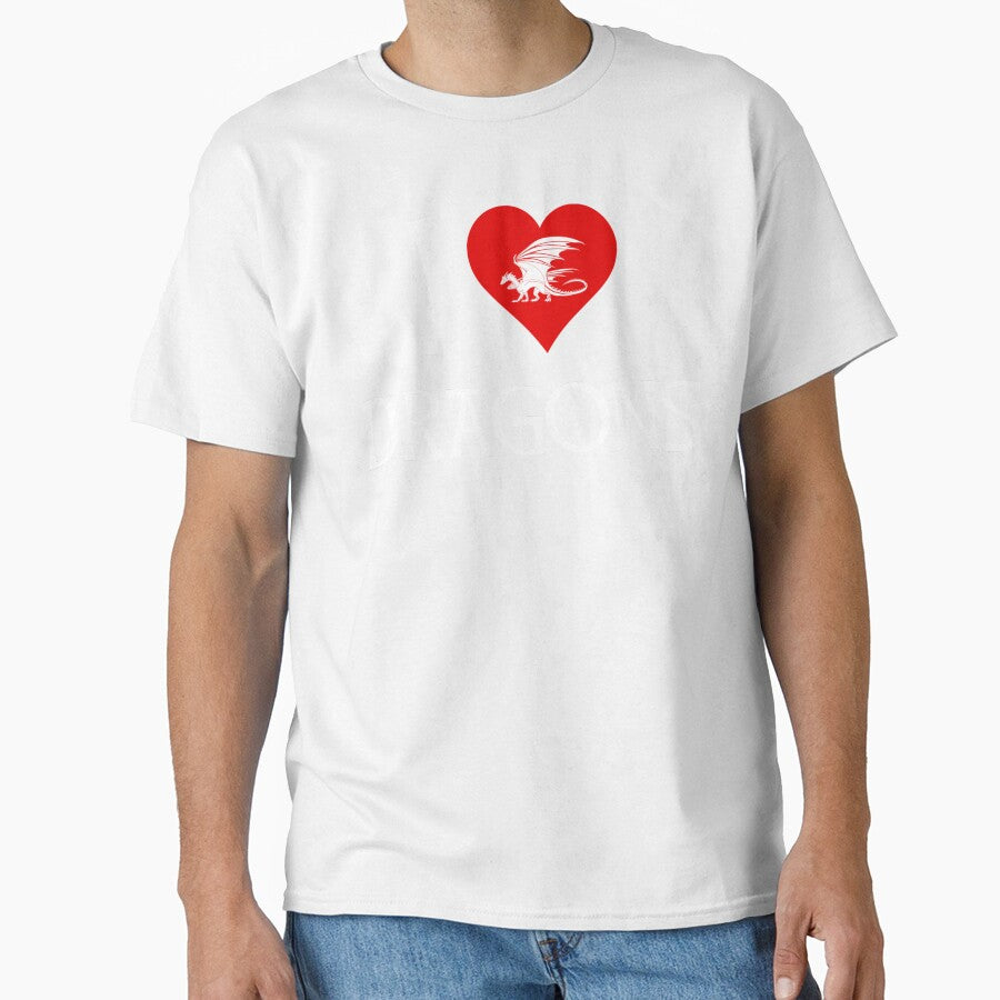 I Love Dragons by Cat Lady Designs