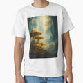 Moonlit Enchanted Mushrooms – Mystical Fantasy Forest Art by The Rogue Mark