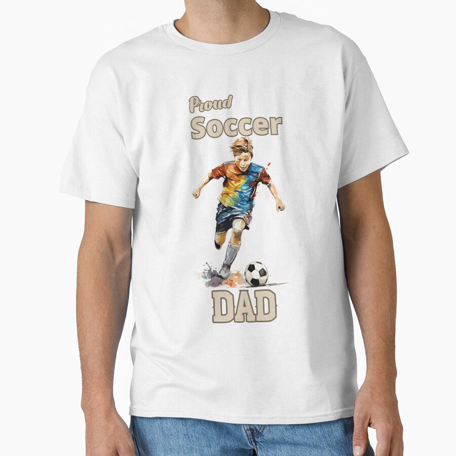 Proud Soccer Dad Gifts For Soccer Lover by mOdesign84