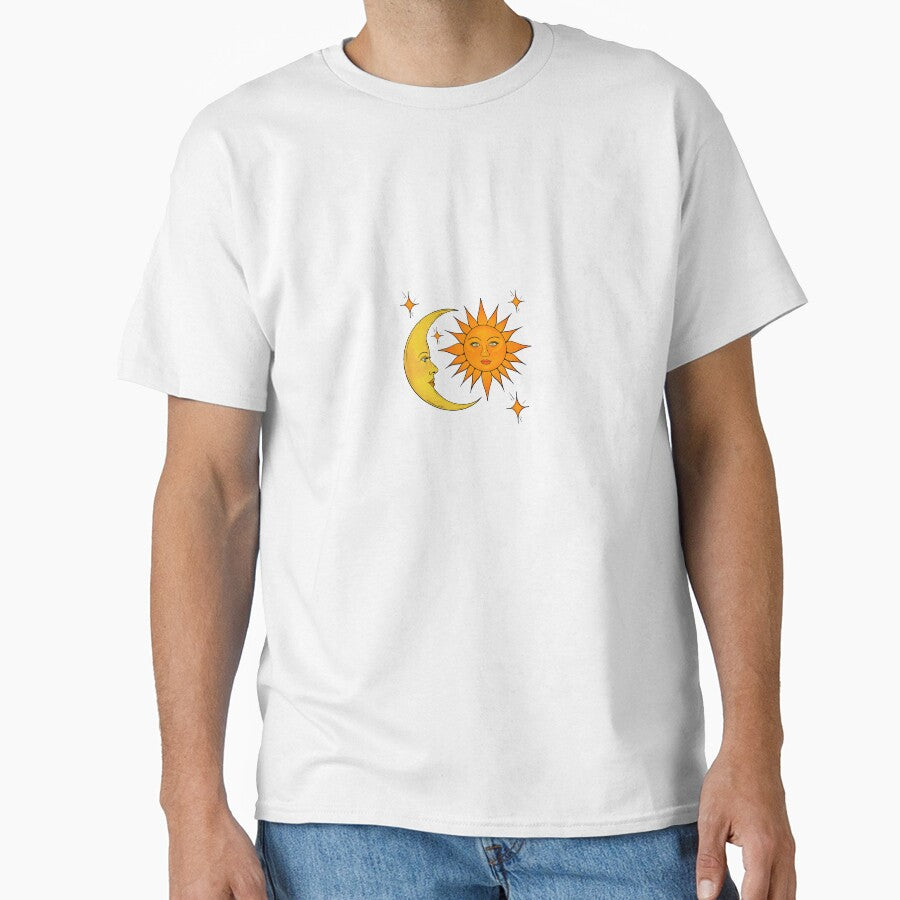 Celestial Faces: Sun and Moon in Harmony by thewhimsyash