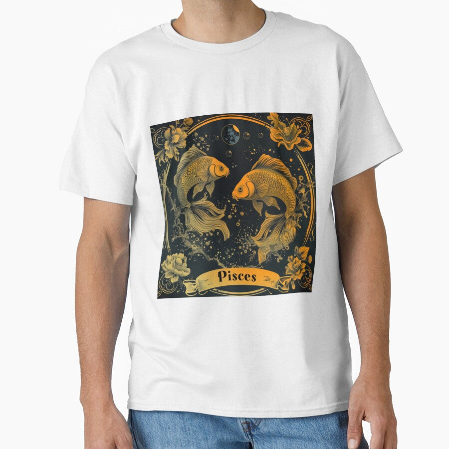 Vintage Style Pisces Zodiac Sign by AiHead
