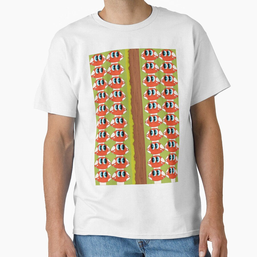 vegan people life mushroom pattern : new design by Robo-toons